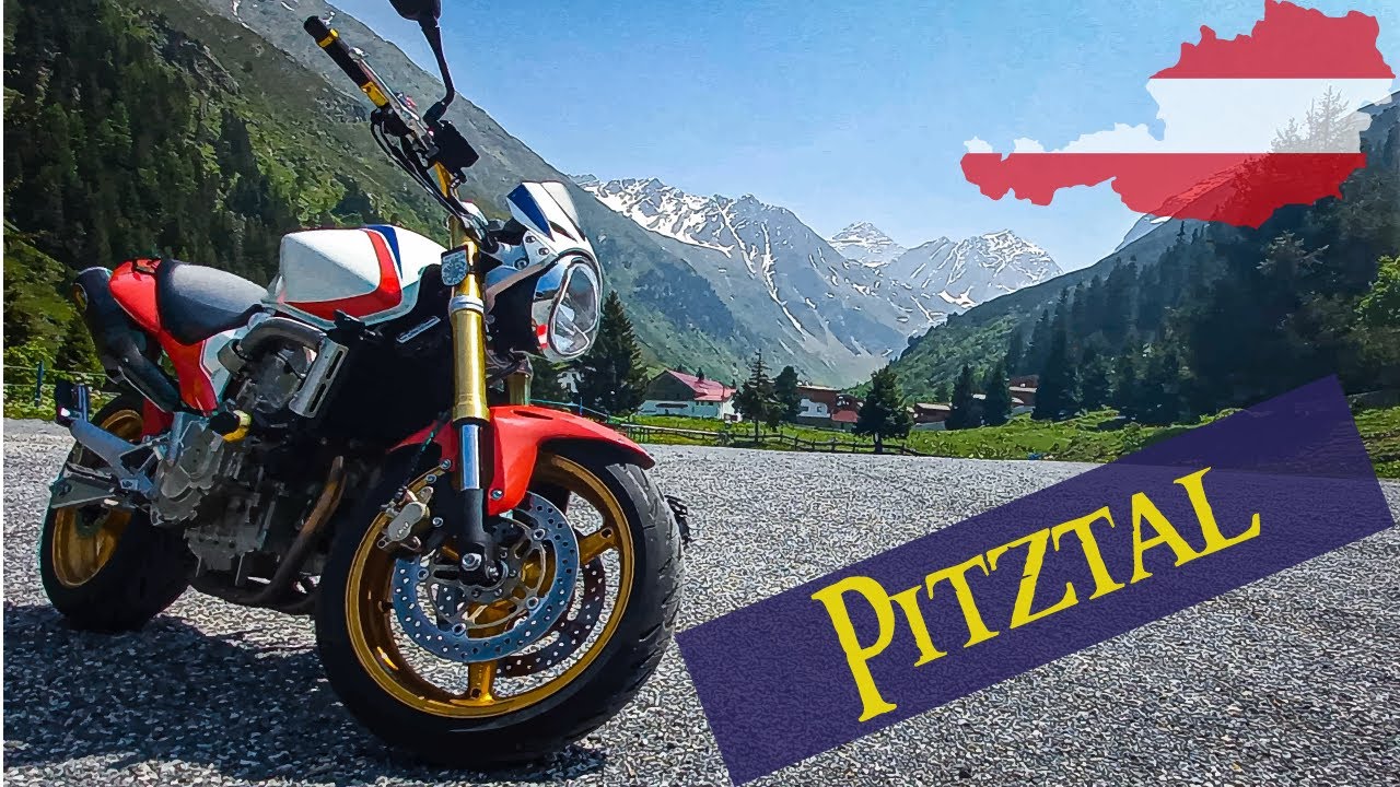A FUN Ride to the Pitztal Glacier | Honda CB 600 | 4K