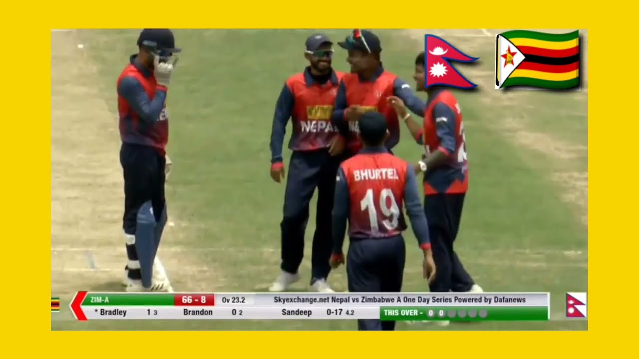 nepal vs zimbabwe match highlights#circket#proudmoment#nationalteam