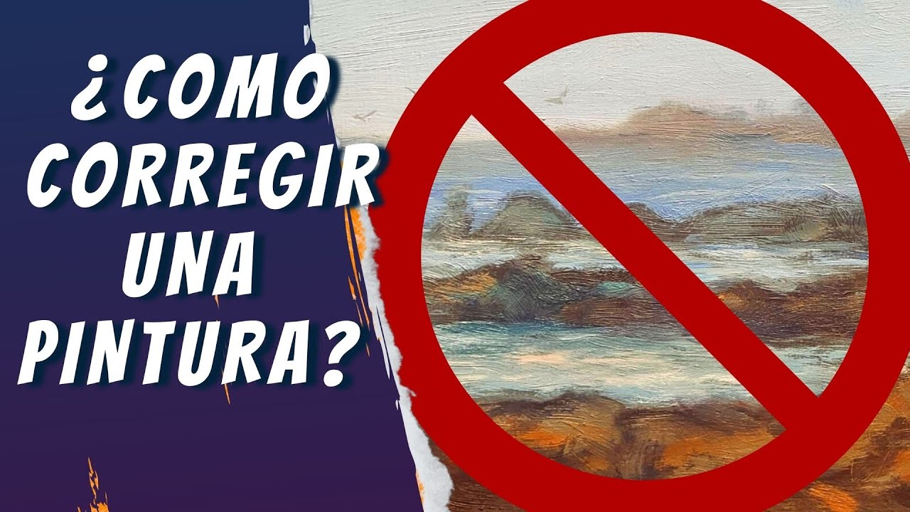 Como Corregir la Obra | Equivocarse es Permitido | Como Pintar una Playa al Óleo