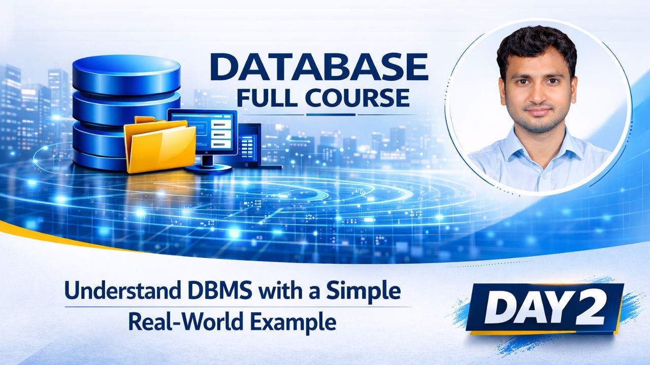 Understand DBMS with a Simple Real-World Example | DBMS for Beginners