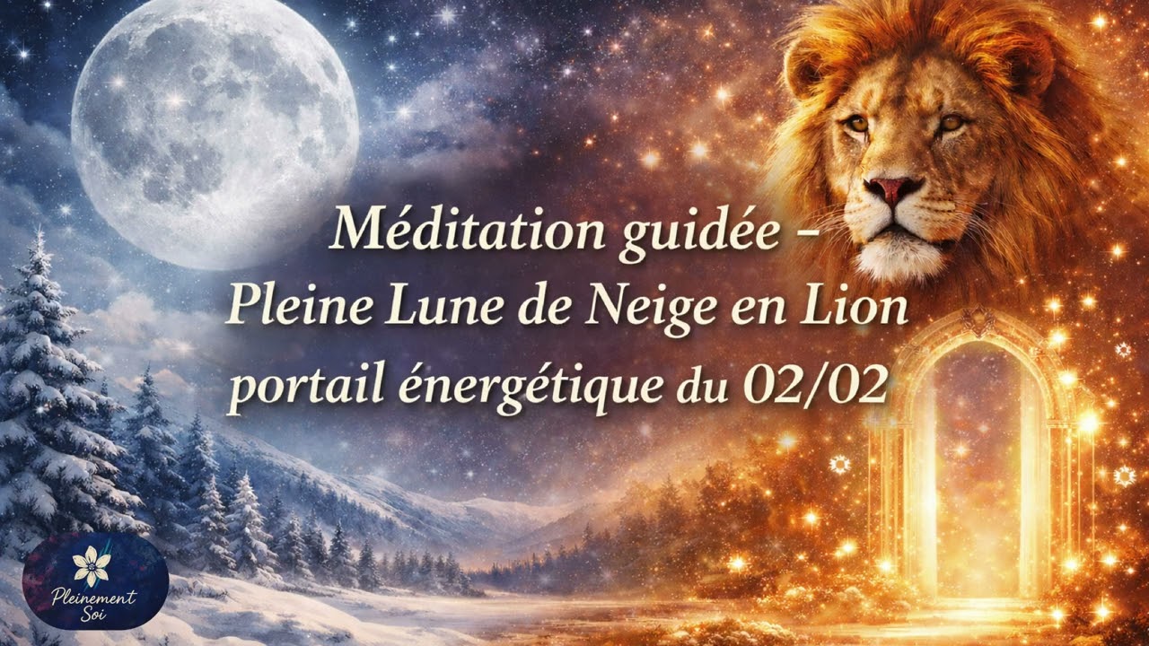 Pleine Lune de Neige du 1re février et portail énergétique du 02-02 - méditation guidée 
