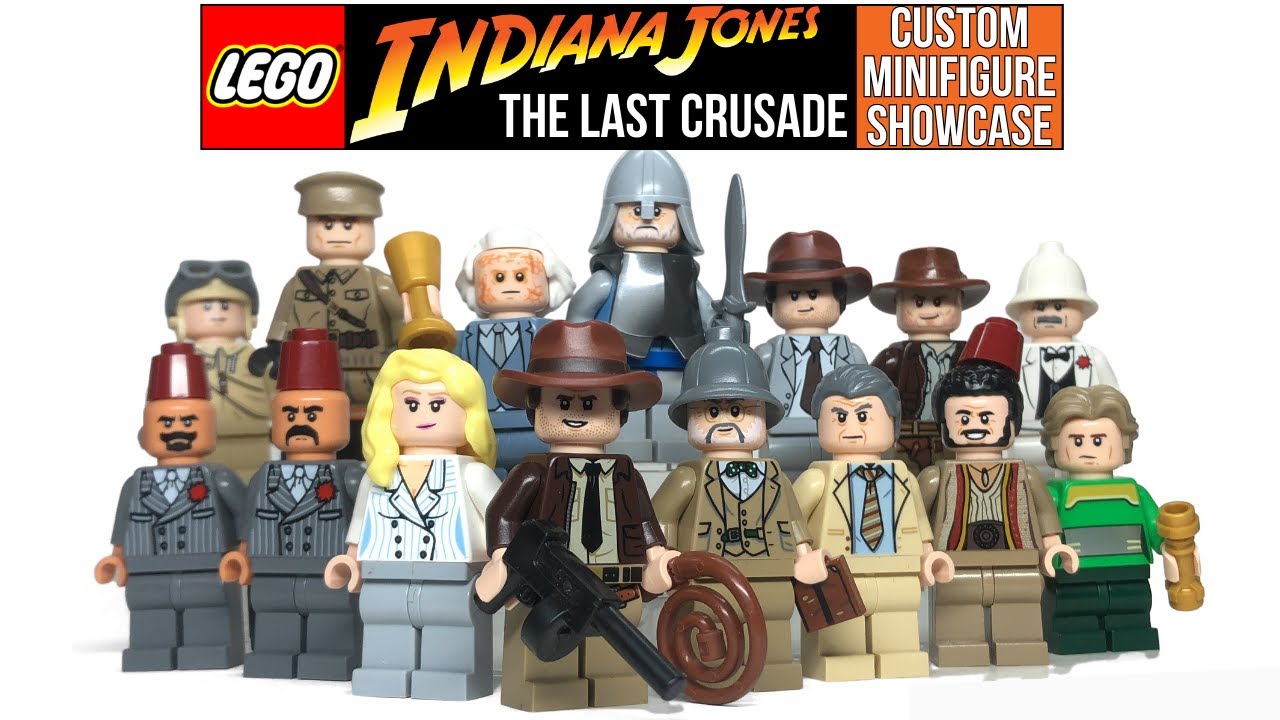 LEGO Indiana Jones THE LAST CRUSADE Custom Minifigure Showcase (2023 Update)