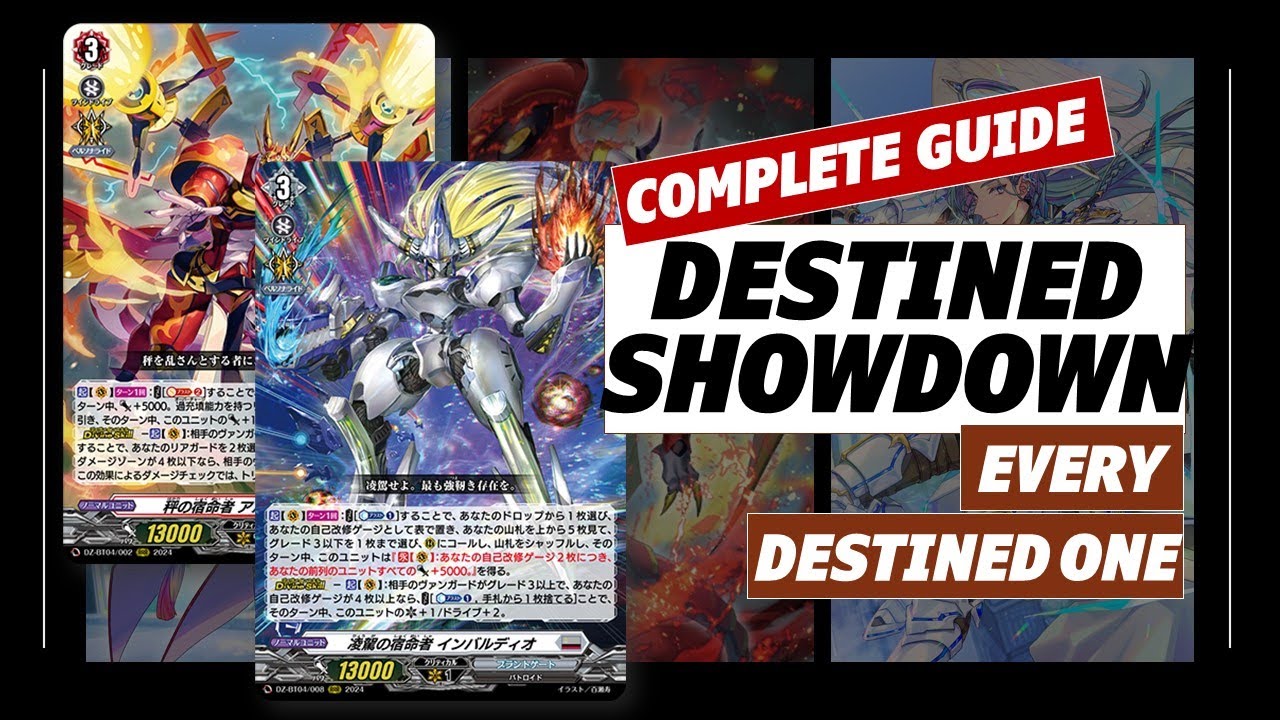 The COMPLETE GUIDE to EVERY DESTINED ONE (DZ-BT04 Destined Showdown)