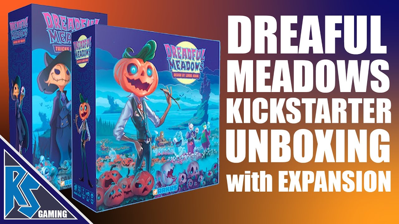 Unboxing - Dreadful Meadows w/ Tricks for Treats Expansion | Arkus Games