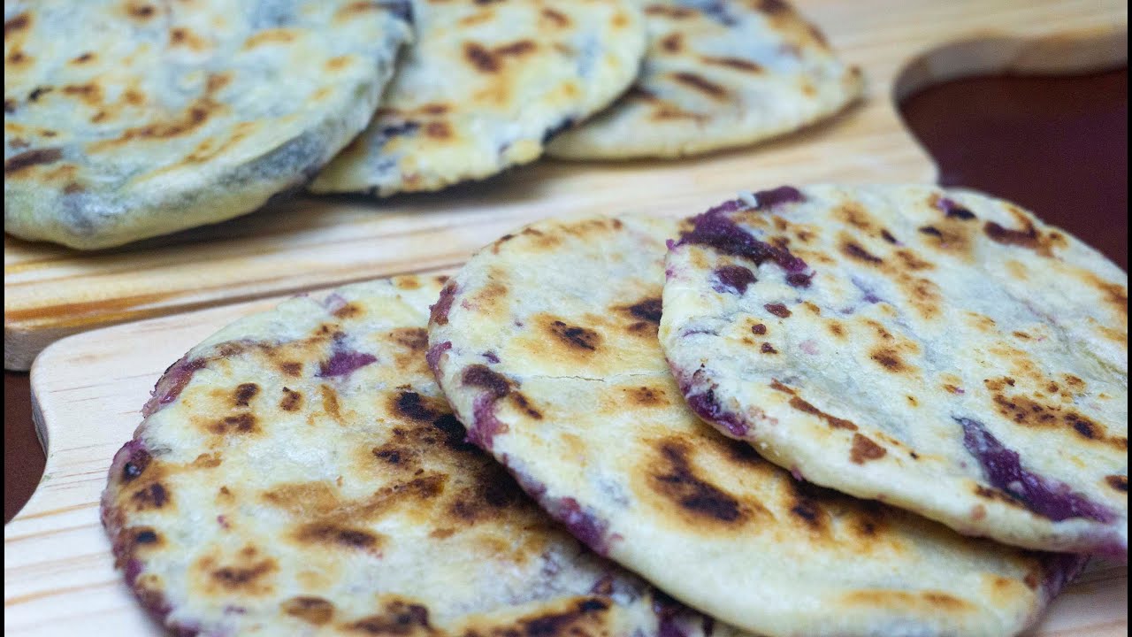 Easy No Bake Ube and Choco Piaya Recipe (Filipino Flatbread Dessert)