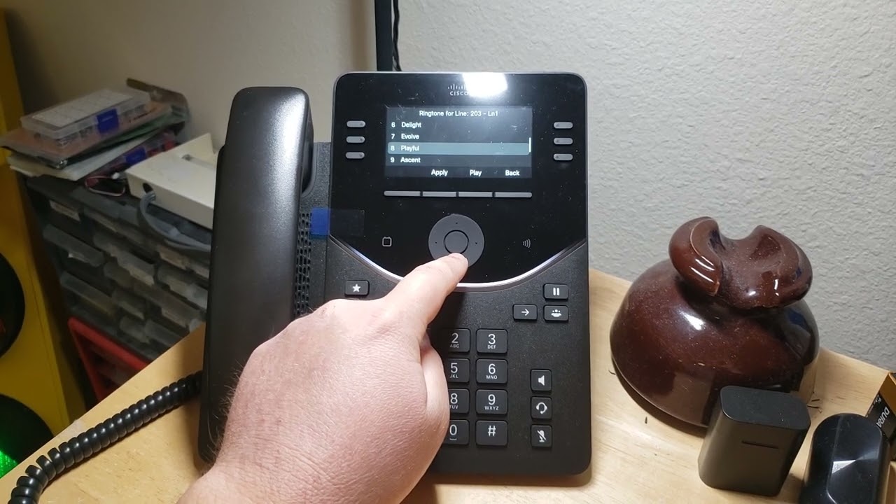 Ringtones on the Cisco 9851 desk phone