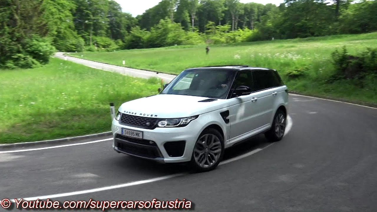 Range Rover Sport SVR SOUND - Accelerations, Revs & Backfiring Sound!