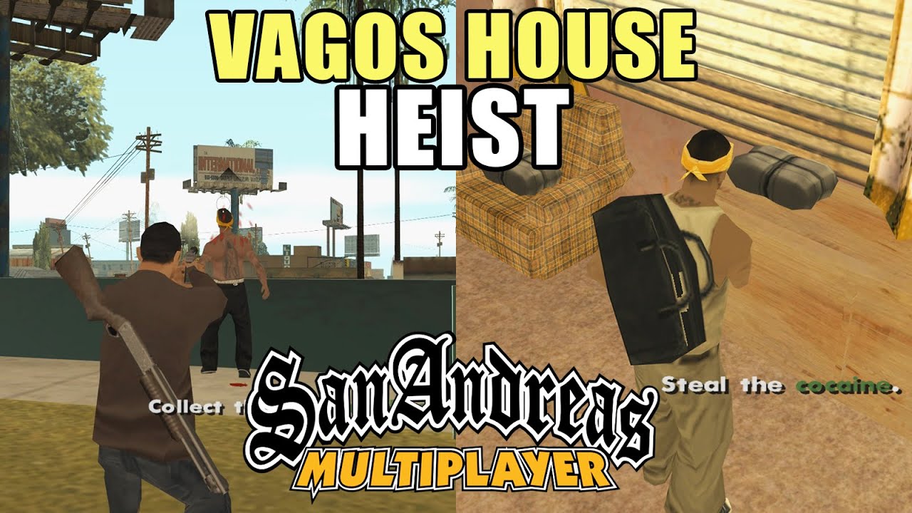 VAGOS HOUSE RAID in GTA San Andreas Multiplayer (SAMP WTLS Servers)