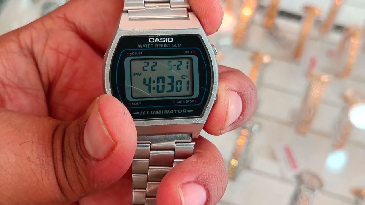Casio Vintage Series B640W Digital Watch Time Configuration #casiovintage #navyawatchgallery