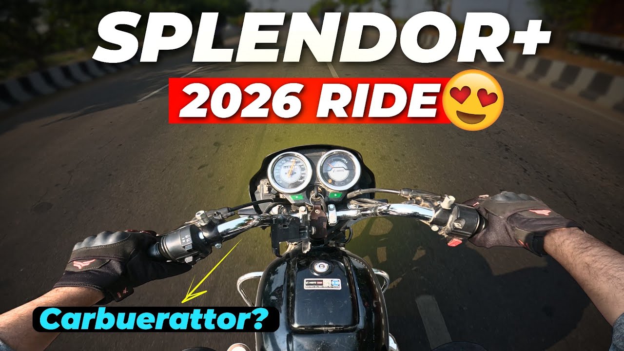 2026 Hero Splendor Plus Ride Review - |😱Top Speed, Mileage, Performance, Features || BikesHunt
