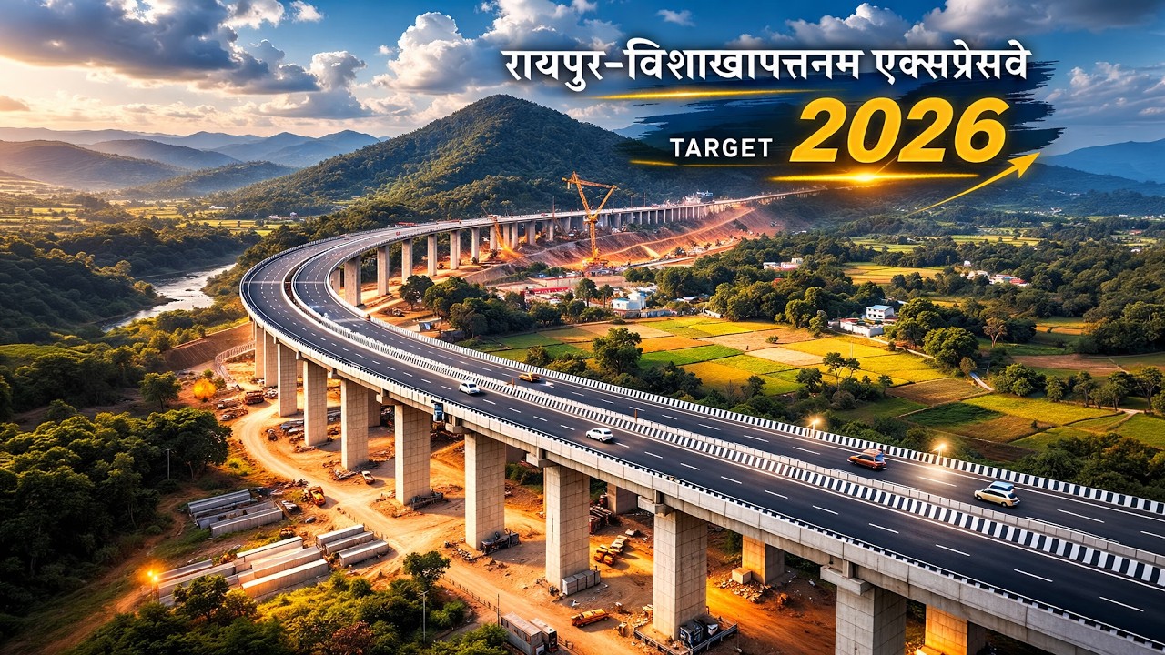 Raipur–Visakhapatnam Expressway Package-08 Update | 2.9 KM Twin Tunnel & 2 KM Viaduct