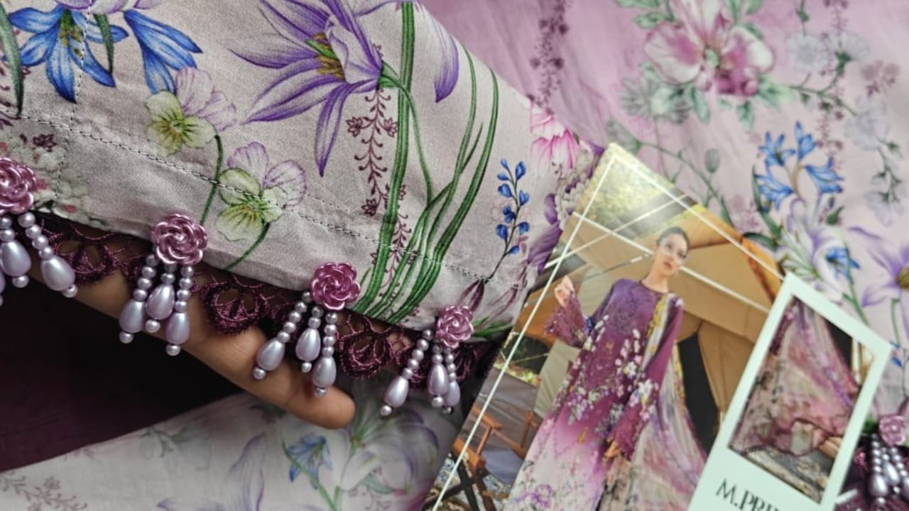Maria B M Print Eid Collection Stitching look 💕 How To Stitch Designer Dress 9A or 9B #fashion 