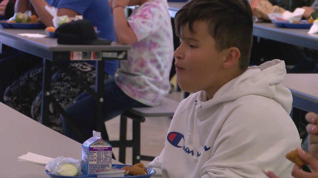 A custodian an Albuquerque elementary school is being hailed a hero, she saved a student who was cho