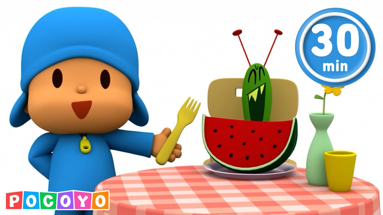 🍉 Pocoyo's ultimate FOOD CHALLENGE! Pocoyo cooks up a feast 🔥 | Pocoyo English | Cartoons for Kids