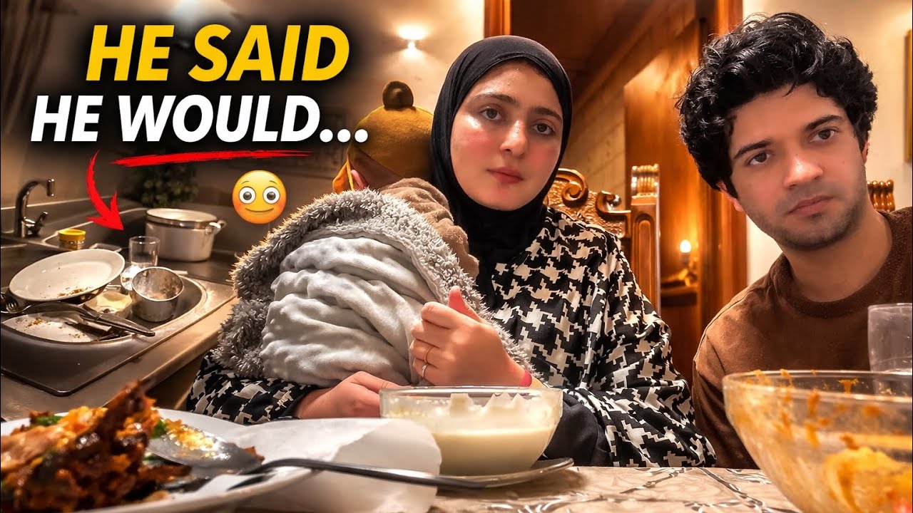 He Promised to Wash the Dishes, BUT…😭 Ramadan With a Newborn | Day 7 