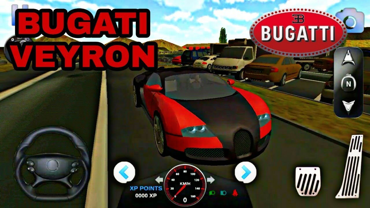 Bugatti Veyron | Highway Ride | Free Ride | School Driving 3D