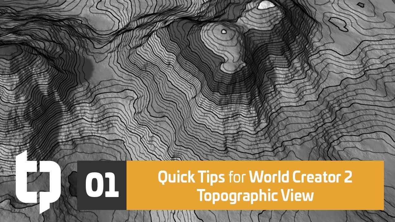 World Creator 2 Quick Tips | Topographic View | #1
