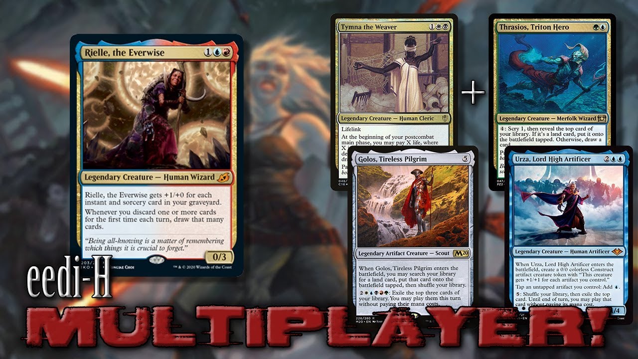 Rielle the Everwise vs Golos Urza & Tymna and Thrasios | Commander EDH gameplay | eedi H tribalkai