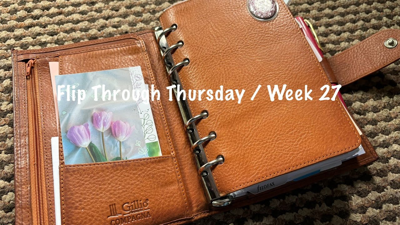 Flip Through Thursday / Week 27 / July 2024 // Pink Planner Girl