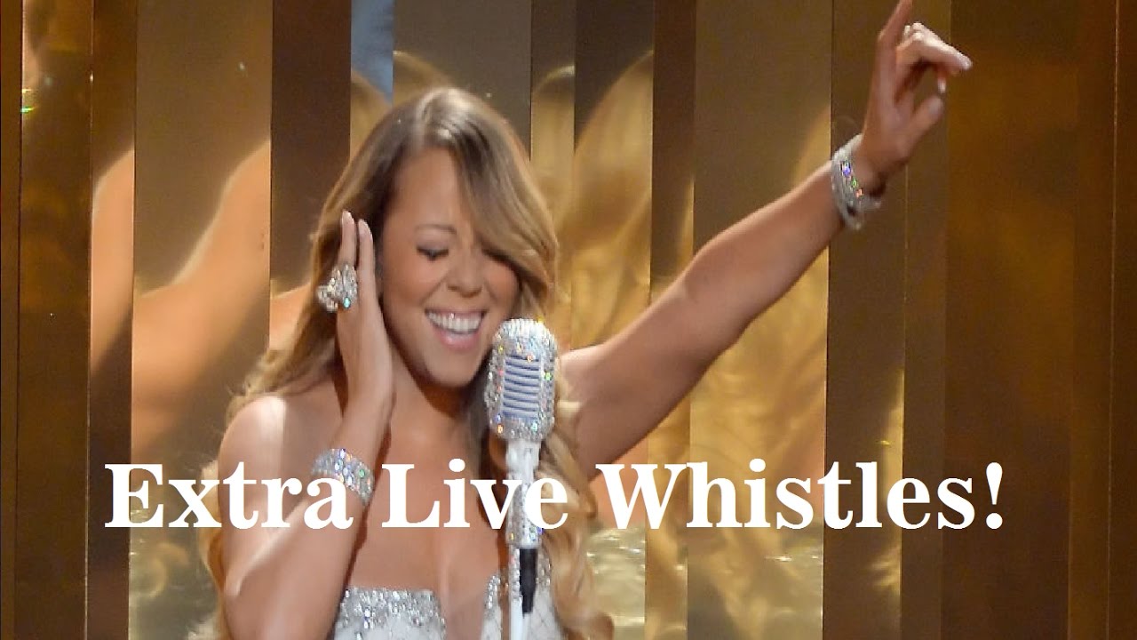 Five Mariah´s songs that doesn´t have whistles in the studio version but she sang them live!