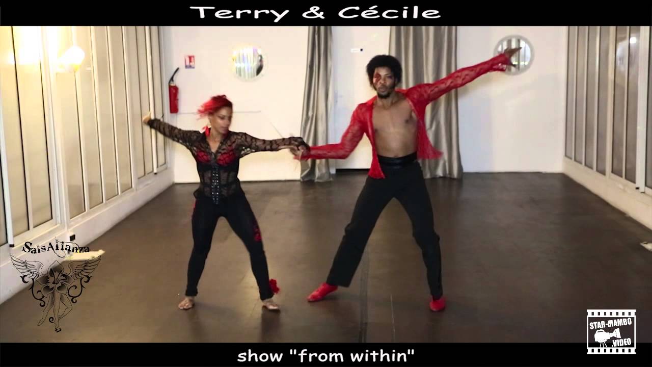 Terry & Cécile - showtime ' from within ' @ Salsa Night ' Péniche Touta '