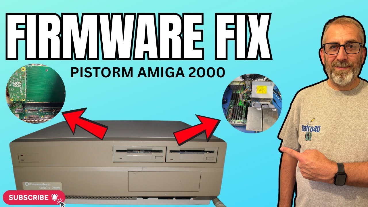 Установка PiStorm на Amiga 2000 – поможет ли перепрошивка микропрограммы?