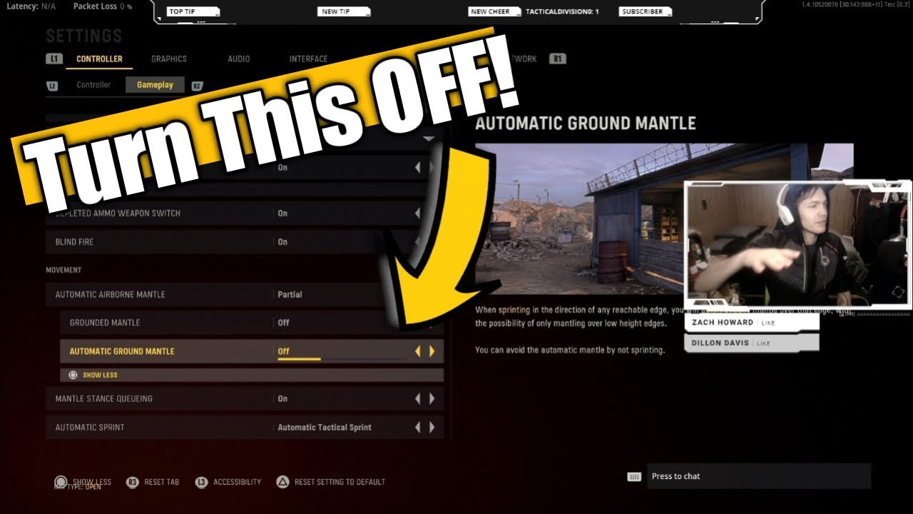 Best Sensitivity + Settings for Sniping in Vanguard | Movement Fix | Controller PS4