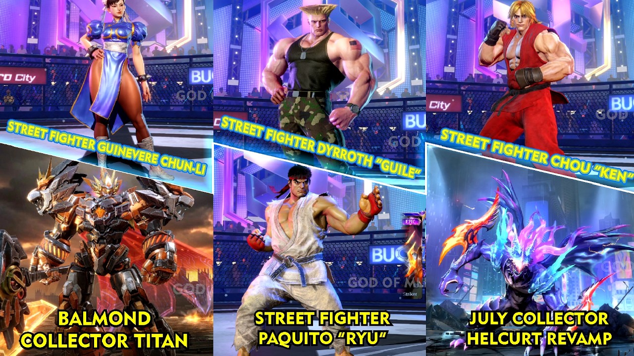 MLBB X STREET FIGHTER SKINS GAMEPLAY l BALMOND COLLECTOR TITAN l   #MLBBCreator #MLBBALLSTAR