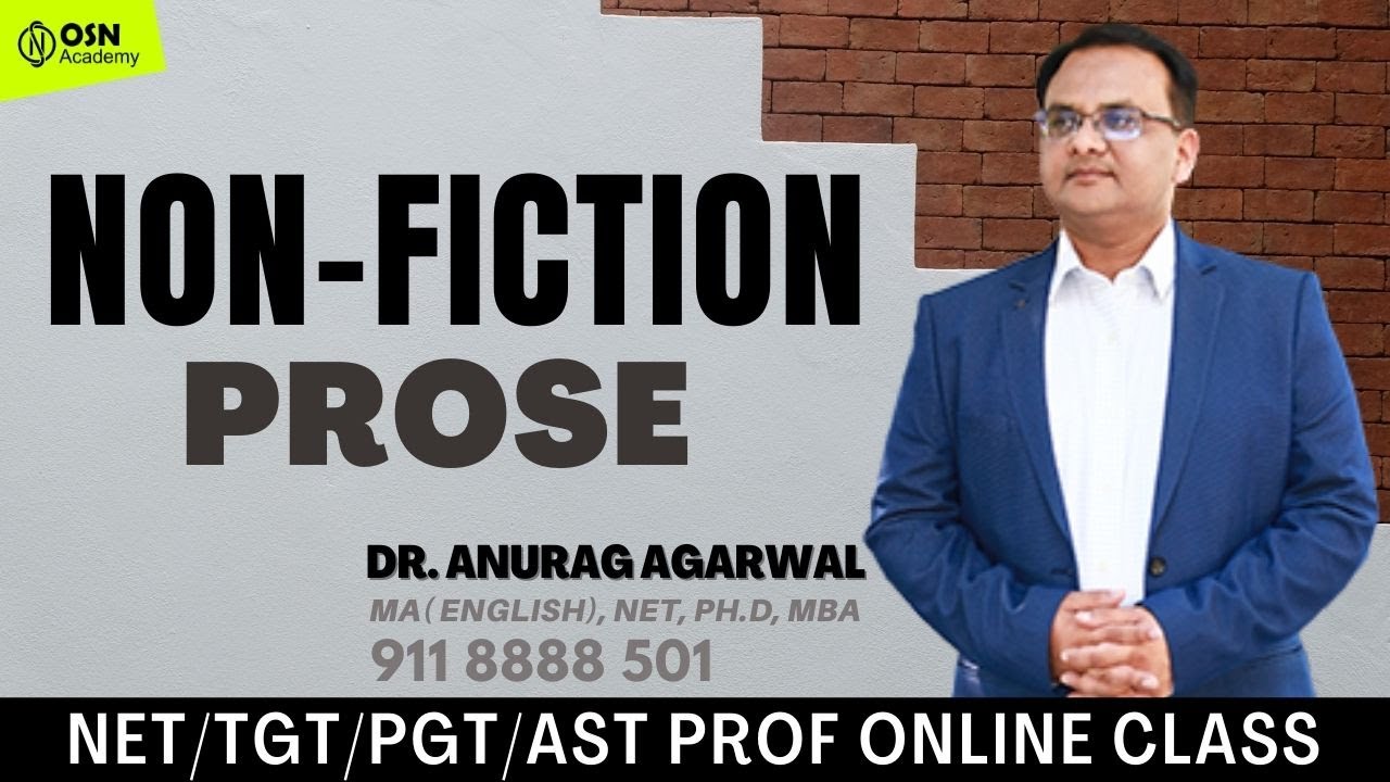 Non-Fictional Prose - UGC NET Coaching - OSN Academy