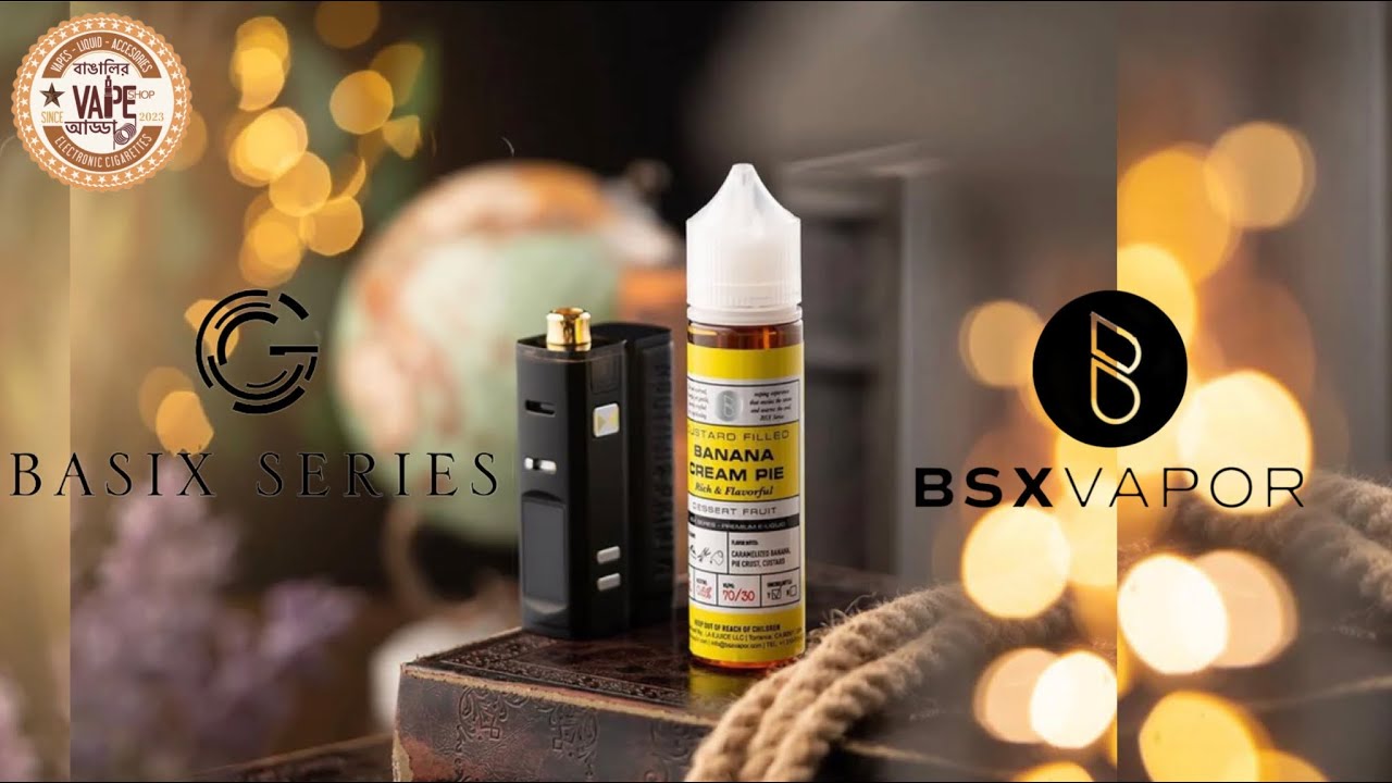 Banana Cream Pie E-liquid by Glas BSX Review #vape #vaping #vapeindonesia #asmr