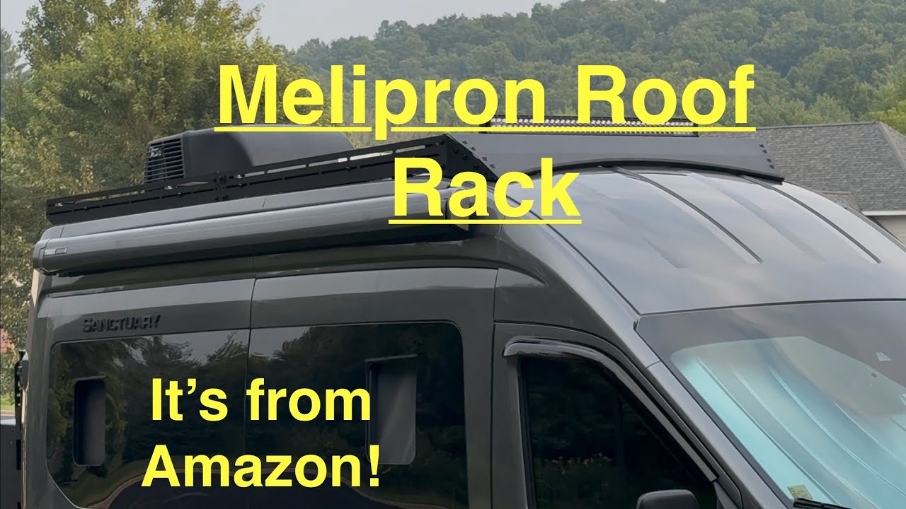 Best Roof Rack for the Money for a Ford Transit!  Melipron Roof Rack.