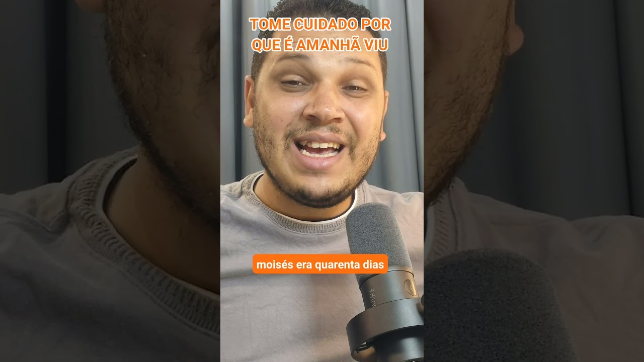TOME CUIDADO VIU PORQUE VAI SER AMANHÃ DE MANHÃ