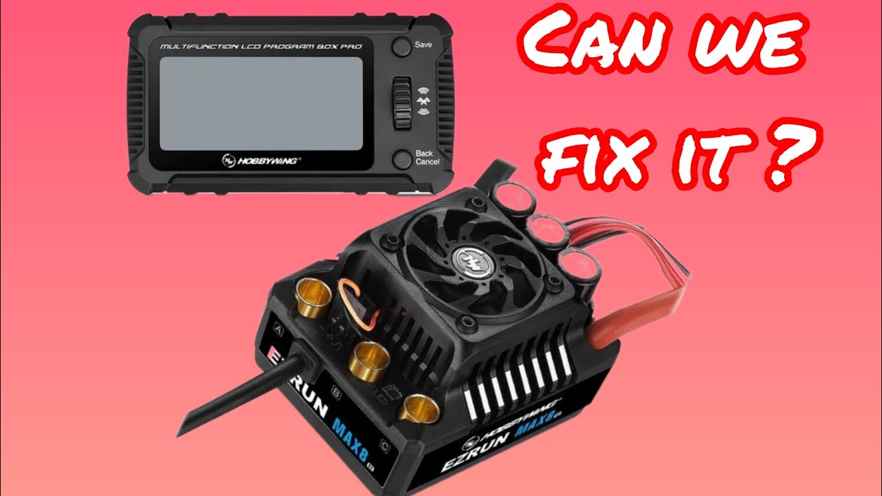 Hobbywing Ezrun Max 8 G2,  sensorless issues ? can we fix it + New Programme Box Pro #rc #hobbywing