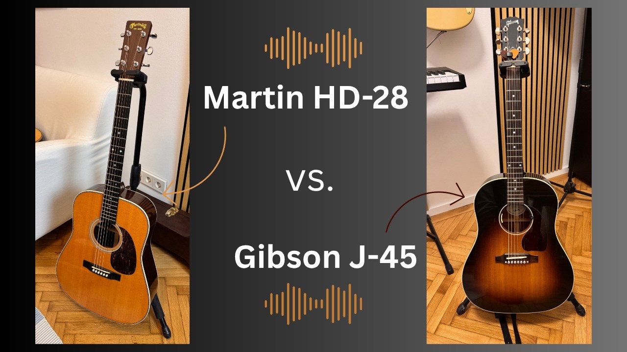 Martin HD-28 vs. Gibson J-45