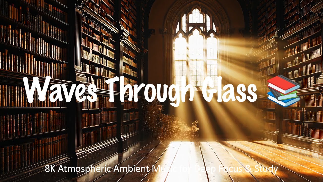 TOYOURA - Waves Through Glass 📚 | 8K Atmospheric Ambient Music for Deep Focus & Study