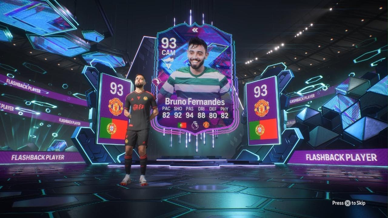 Bruno Fernandes 93 Rated Flashback Player