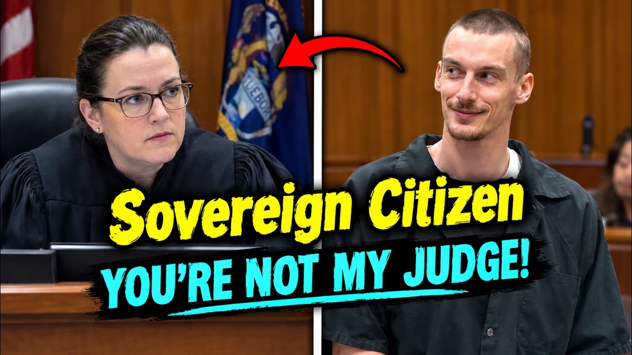 Cocky Sovereign Citizen Laughs at the Wrong Judge &mdash; Jail!