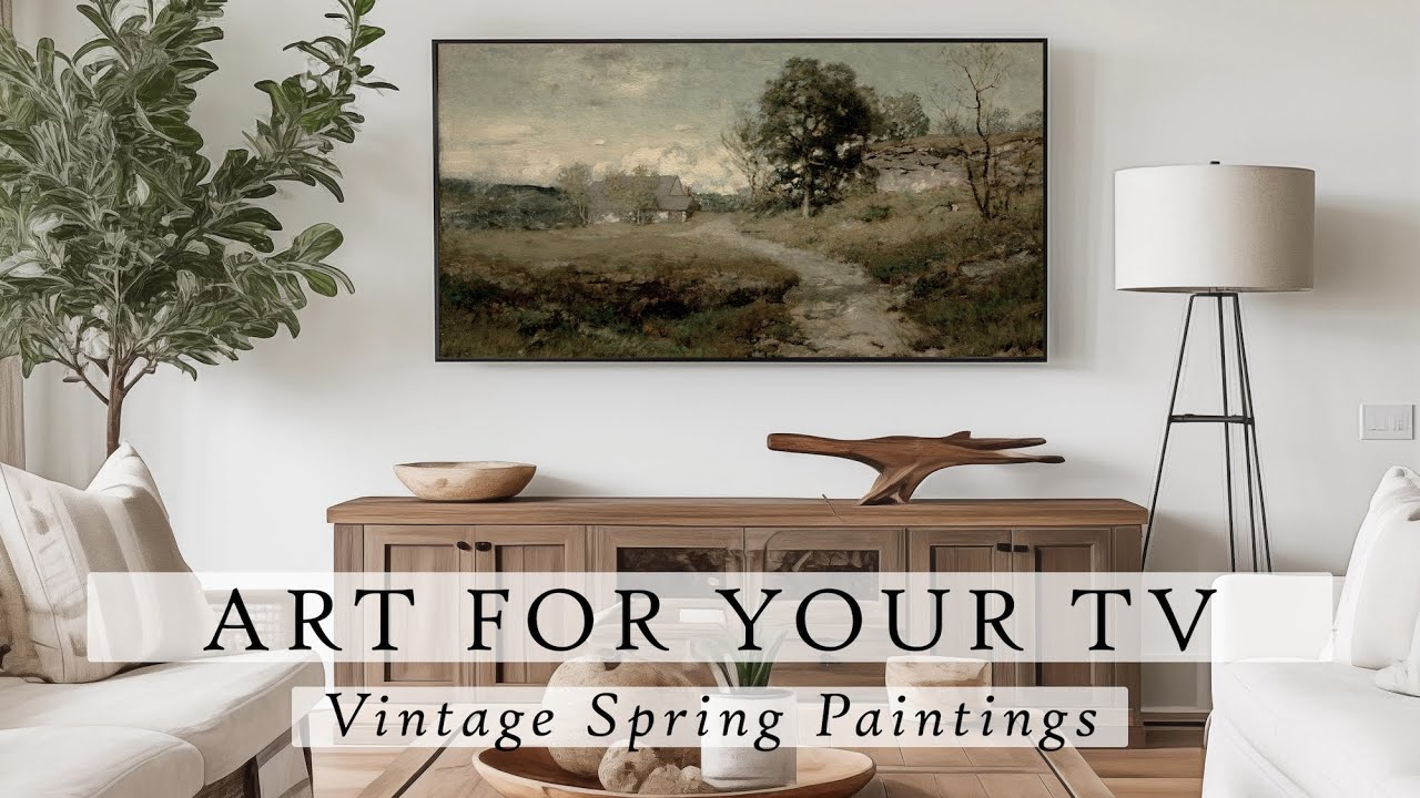 Vintage Spring Paintings Art For Your TV | Vintage Art Slideshow For Your TV | TV Art | 4K | 3Hrs