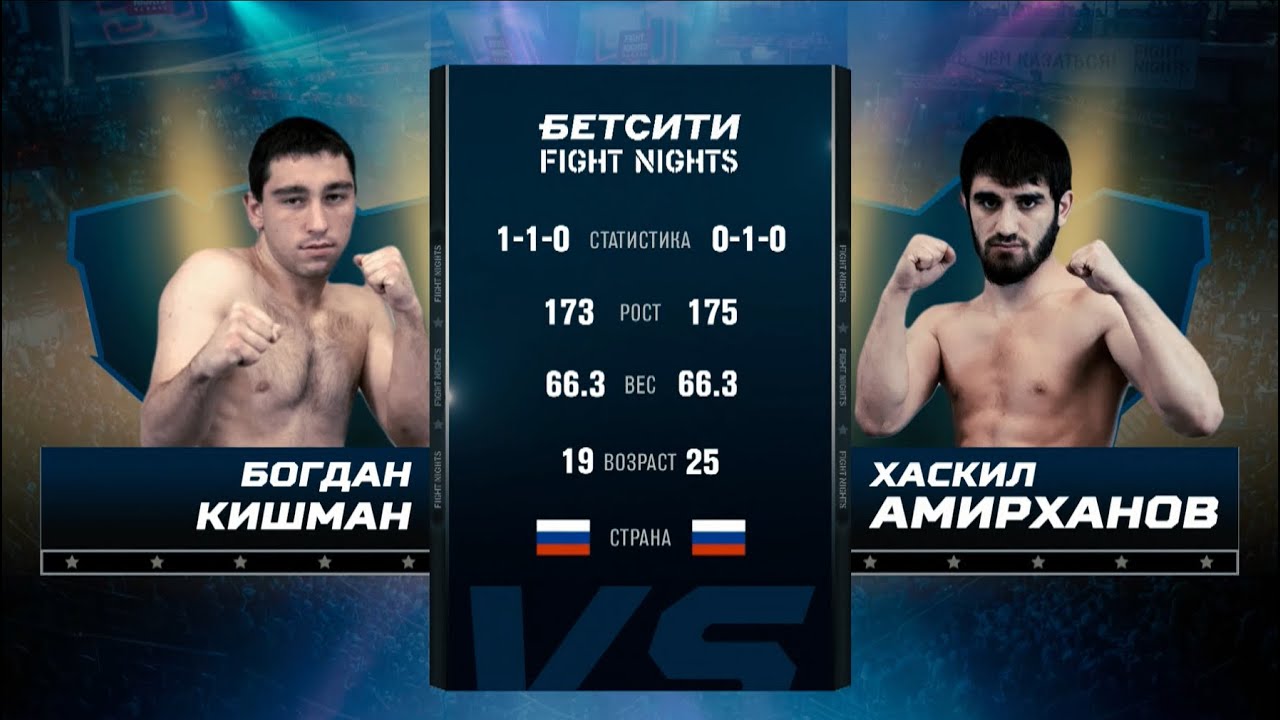 Богдан Кишман vs. Хаскил Амирханов / БЕТСИТИ FIGHT NIGHTS 129