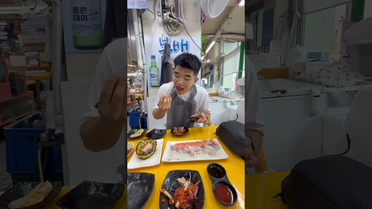 3 markets, 3 meals in Busan, South Korea#busaneats #koreaeats #busan #koreanmarket #부산 #jagalchi