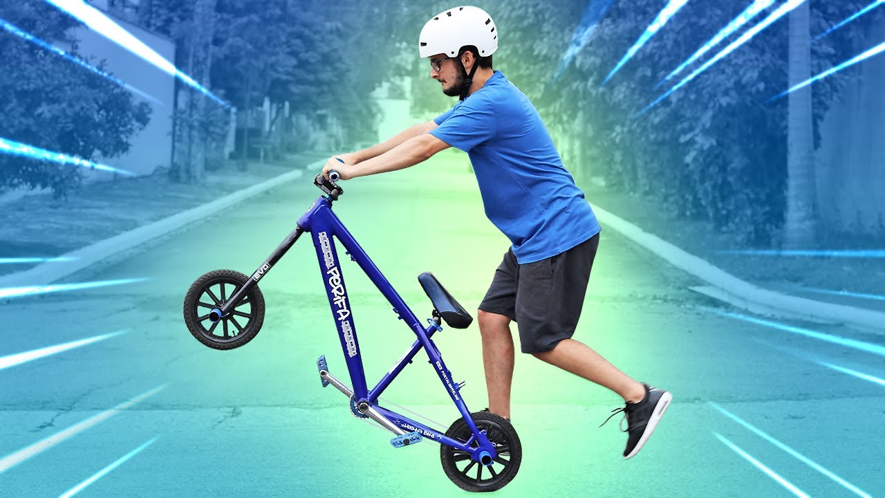 GRAU NA BIKE COM MINI RODAS