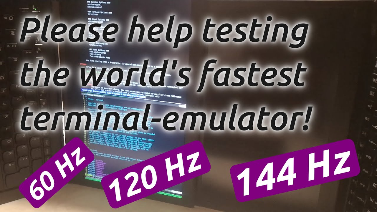 KMS/GBM/EGL - Please help with testing the world's fastest terminal emulator kmscon