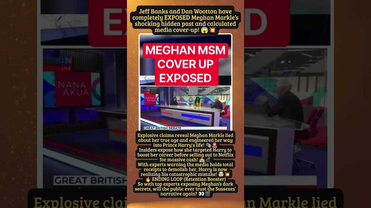 Jeff Banks EXPOSES Meghan Markle&rsquo;s Hidden Past & Lies! 😱💣