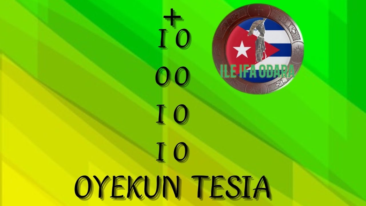 OYEKUN TESIA (OTURA).LOS TRES CEREBROS DEL HOMBRE.#ifa #oraculodeifa #oddundeifa #oyekuntesia