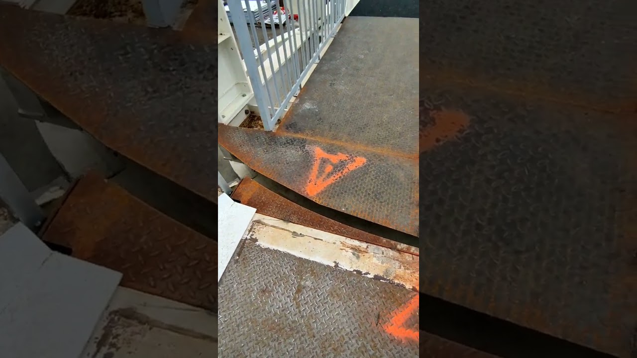 Info travaux du pont Colbert à Dieppe/ l'installation de la passerelle/ Le Pollet 2024