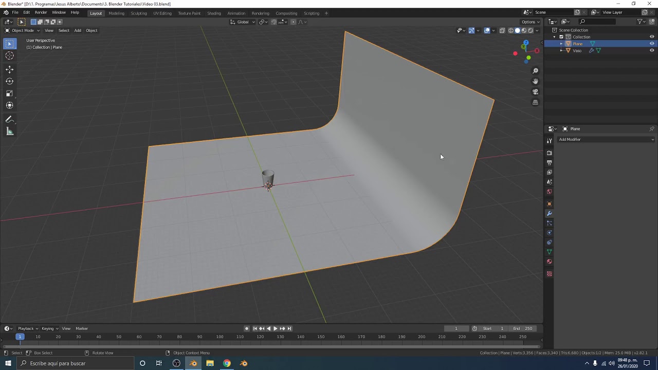 Blender 2.8 - Introducción (Modelado, Render), Episodio 04