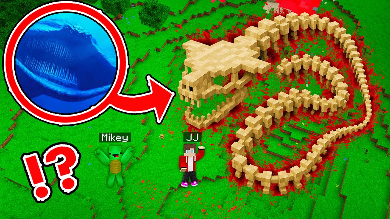 MAIZEN: JJ и Mikey нашли EL GRAN MAJA Skeleton Story - Minecraft Animation JJ & Mikey