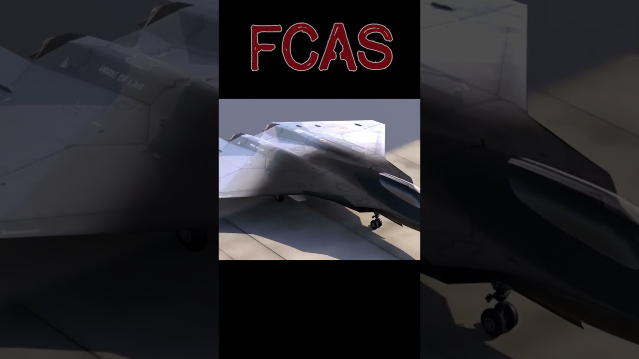 FCAS AI Jet Takes Off #StealthJet #AIJet #6thGenFighter