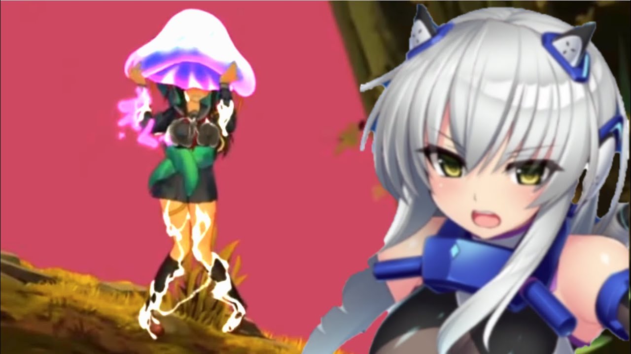Mission Mermaiden - Hasumi vs Tentacle Jellyfish - PC Gameplay
