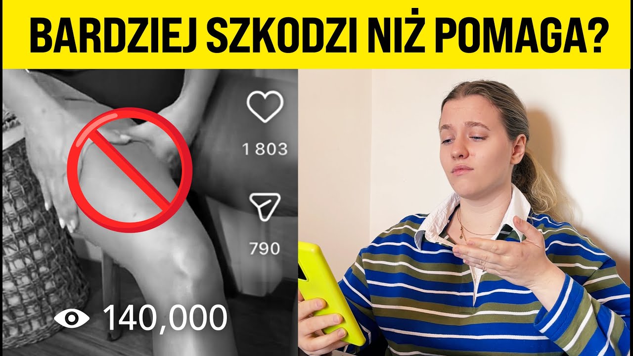 Lekarka od obrzęków ocenia: drenaż instagramowej influencerki